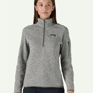 Patagonia Better Sweater 1/4 Zip Fleece Pullover Gray | Women’s Small